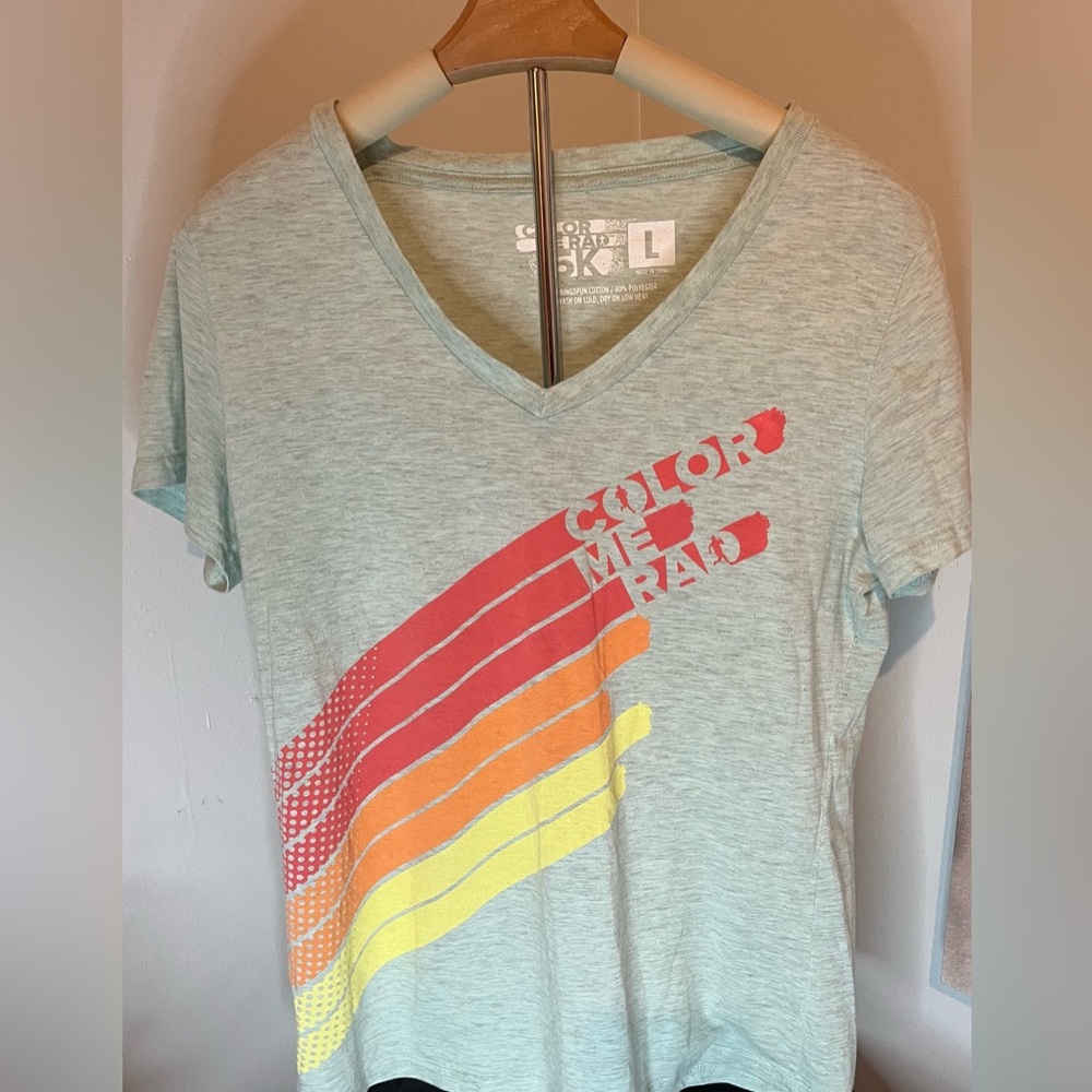 Color Me Rad Tops Free With Bundle Color Me Rad 5k T-Shirt Size Large